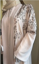 Beige Abaya set Dubai