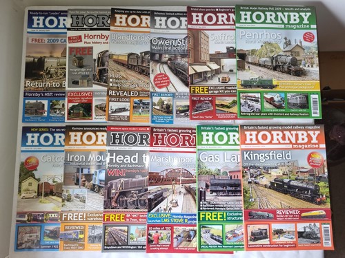 Hornby magazines complete - 12,