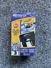 Memorex shq blank vhs - 3, x