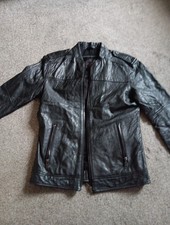 Mens Firetrap Leather Jacket