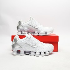 NIKE Shox TL Men's White/Silver SIZE 7 Trainers