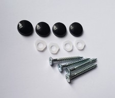 Black Caps Screw Covers &