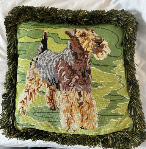 Aubusson style airedale - style,