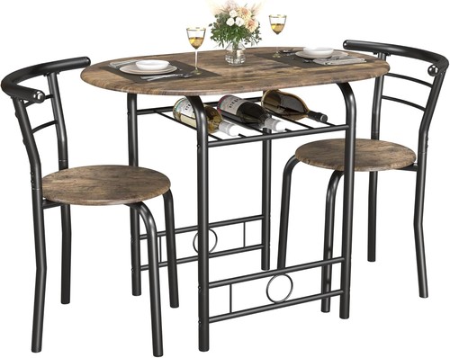 Piece wooden round table - wooden, &