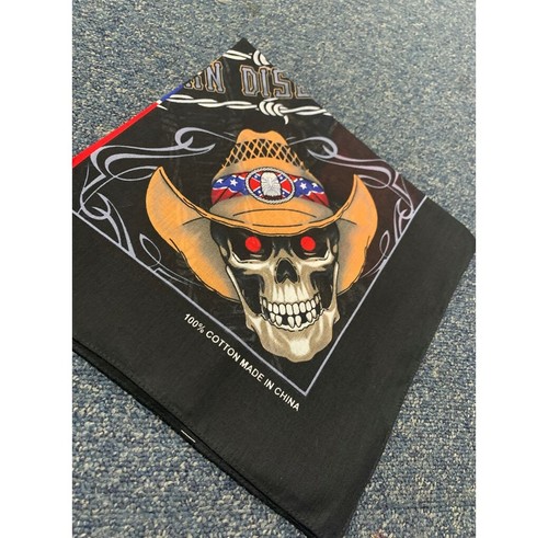 Skull gothic bandana head neck - gothic,