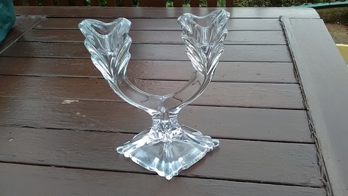 Candelabra crystal glass - ,