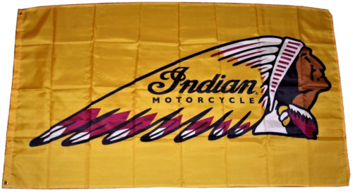 Indian motorcycle flag - motorcycle, 3'x5'