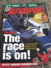 AUTOSPORT SEP 1994 VICTORIOUS HILL VILLENEUVE'S STUNNING WIN ALFA TARQUINI CROWN