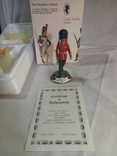 Chas.c.stadden Hand Painted Pewter Figure Guardsman Grenadier Guards 1980