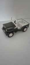 Vintage Tonka Army Jeep, Pressed Steel & Plastic, Circa 1970