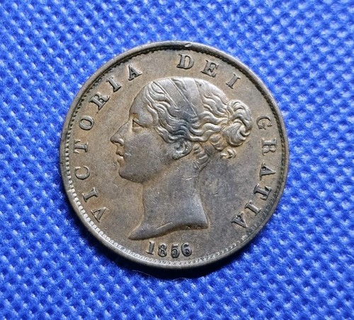 1856 halfpenny victoria - halfpenny,