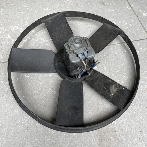 Jaguar radiator fan - radiator, and