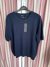 Autograph Women's Navy Cashmere Jumper Size 18 BNWT New