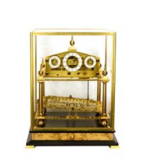 Mystery 8 DAY Fusee Chain English Congreve Rolling Ball Clock with BELL STRIKING