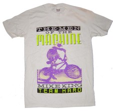 HARO - Mike King - Race BMX Tee Shirt - White - Vintage Old School Shirt LARGE