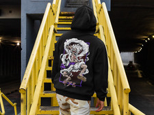 Organic Mens Hoodie Retro