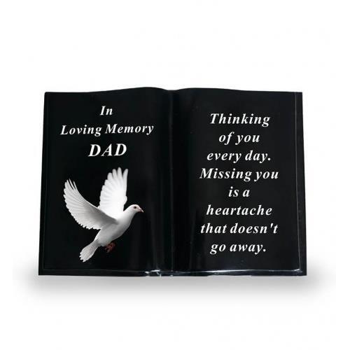 Graveside plaque memorial - graveside,