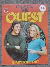 FAB 208 - The Quest Poster Magazine (1977) - Kurt Russell Tim Matheson