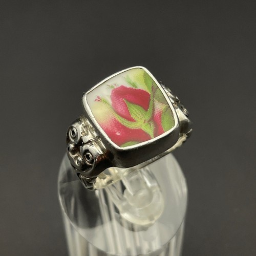 Sterling silver rosebud flower - sterling,