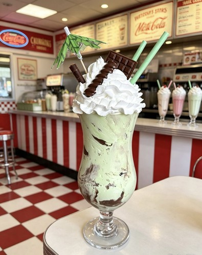 Artificial chocolate mint - artificial, chocolate/mint