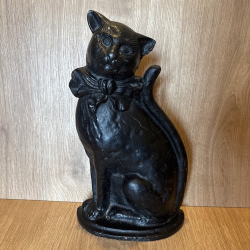 Vintage cast iron black - vintage, cat