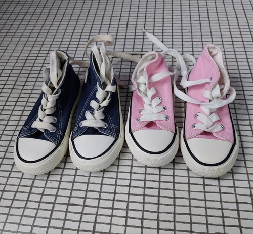Girls canvas tops trainer - hi,