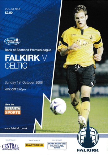 Falkirk 2006 home matchday - falkirk, 2006/07