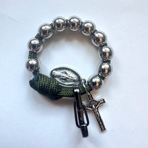 Hand crafted catholic rosary - hand,