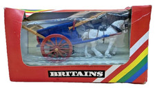Britains Farm 9499 Tumbrel Cart with Horse – 1980s 1:32 Diecast – Boxed Vintage