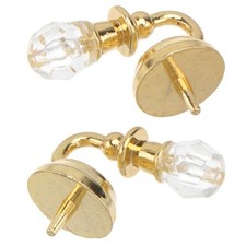 2Pcs Decorative Lamp Mini Wall Lamp Fairy House Accessory Mini Home Decoration _