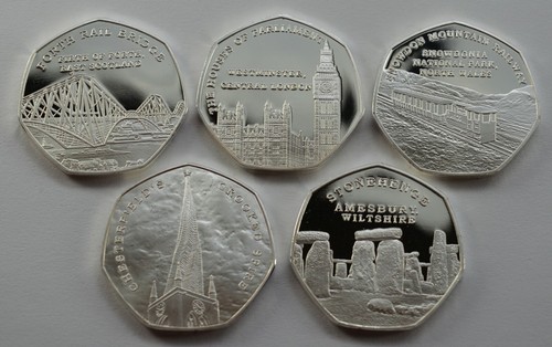 Complete set fine silver - of,