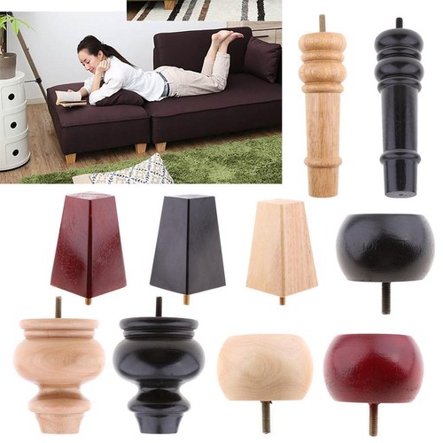 Wooden desk feet leg plinth - 1,