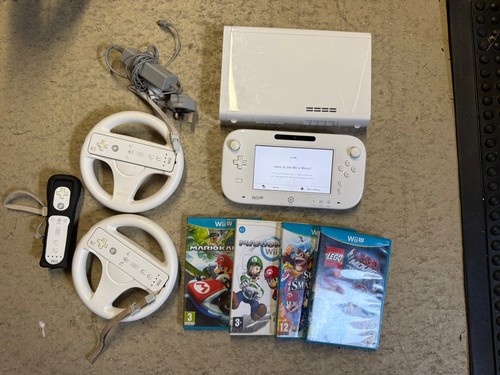 Nintendo wii white console - u,