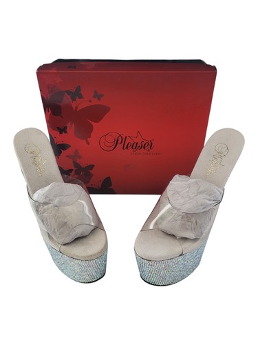Pleaser rhinestone platform - pleaser,