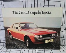vintage TOYOTA CELICA COUPE 1600ST & 2000ST AUTOMATIC Car Sales Brochure c1976