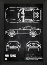 Alfa Romeo TZ Framed Wall Art