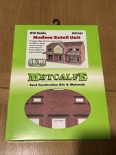Metcalfe OO Gauge PO361 Modern Retail Unit Card Kit For Model Railways