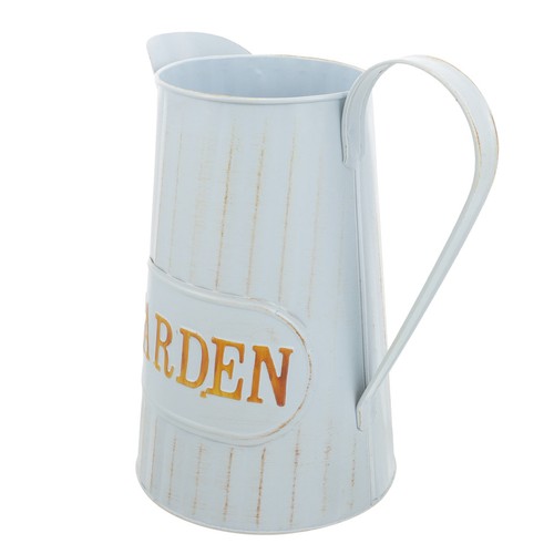 Shabby chic iron metal jug - shabby,