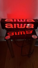Genuine Aiwa Illuminated Sign