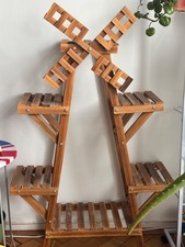 Lovely wooden plant display