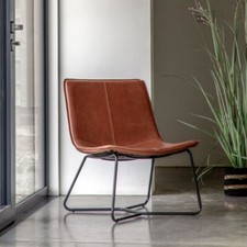 Nascot Brown Tan Faux Leather