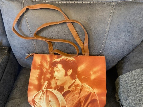 Elvis handbag over shoulder - handbag,