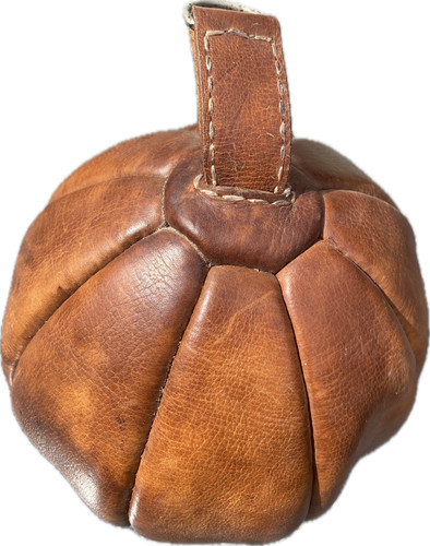 Vintage leather medicine - medicine, ball