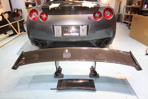 Attack carbon fiber rear - carbon,