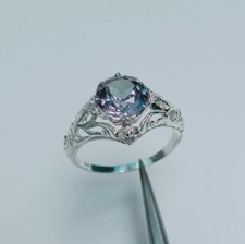 Alexandrite Ring, 925 Sterling