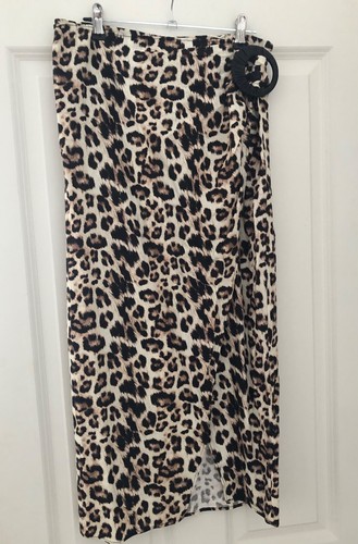 Zara leopard print - leopard, linen
