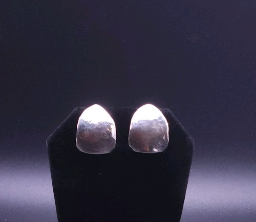 Hammered sterling silver