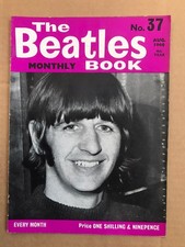 The Beatles Book Monthly Magazine - Original 1960s Issue - no.37 August 1966