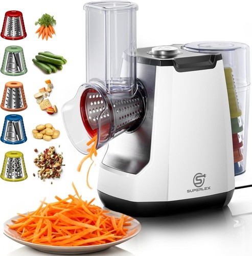 Electric cheese grater - cheese, 5-in-1