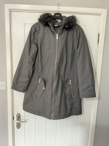 Cotton traders grey parka - cotton,